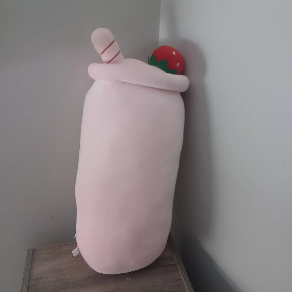 Boba Tea Long Squish Plush Pillow